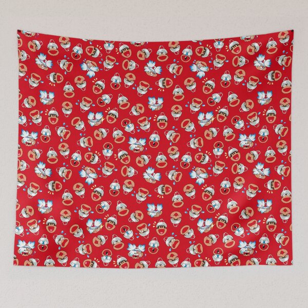Item preview, Liberate the Apes pattern in Red designed and sold by squiderdoodle.