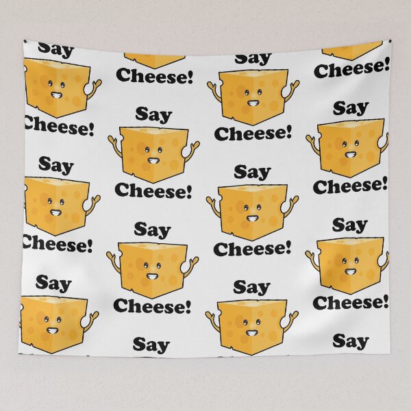 Item preview, Say Cheese | Funny Cheesy Kawaii designed and sold by GravitiTees.