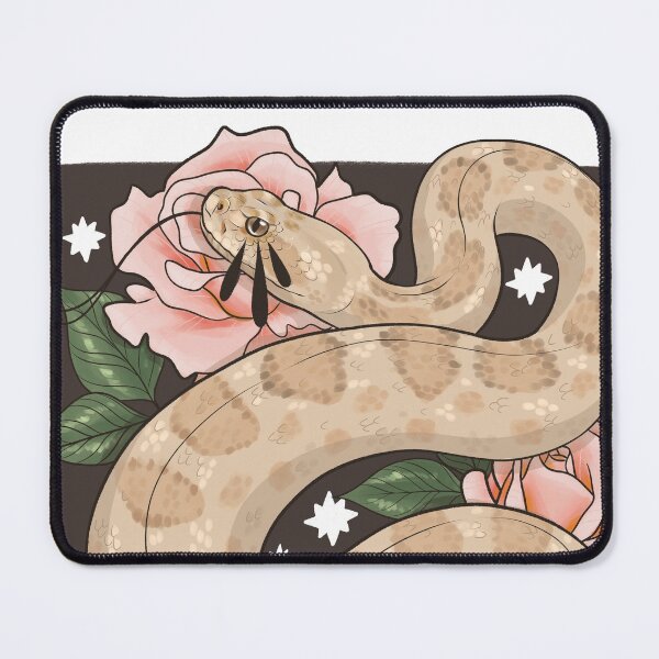 Item preview, Santa Catalina Rattlesnake with Roses designed and sold by Paige Penrose.