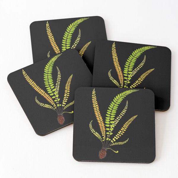 Item preview, Feather fern botanical illustration designed and sold by chimakingthings.