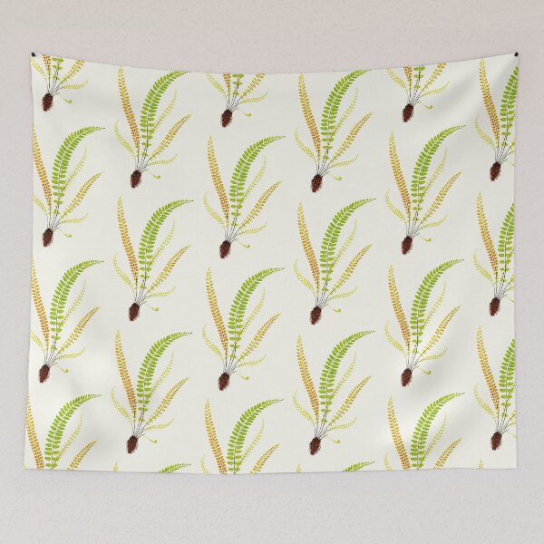 Item preview, Feather fern botanical illustration designed and sold by chimakingthings.