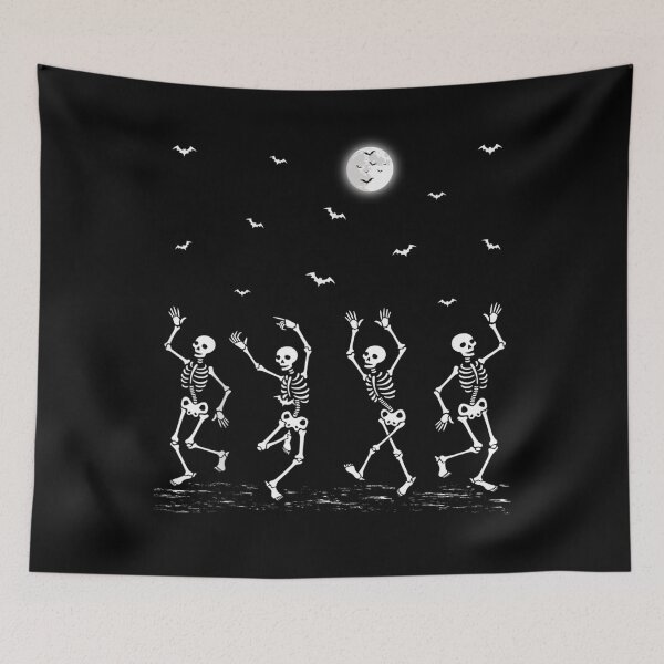 Item preview, Scary Skeletons Dancing Squad Halloween  designed and sold by GodivaShop.