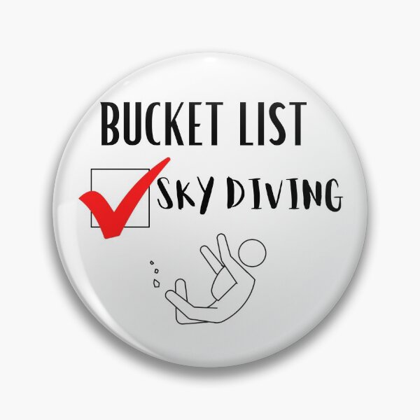 Item preview, SKY DIVING BUCKET LIST CHECK  designed and sold by billionairebrnd.