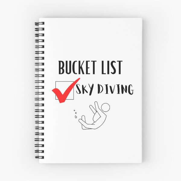 Item preview, SKY DIVING BUCKET LIST CHECK  designed and sold by billionairebrnd.