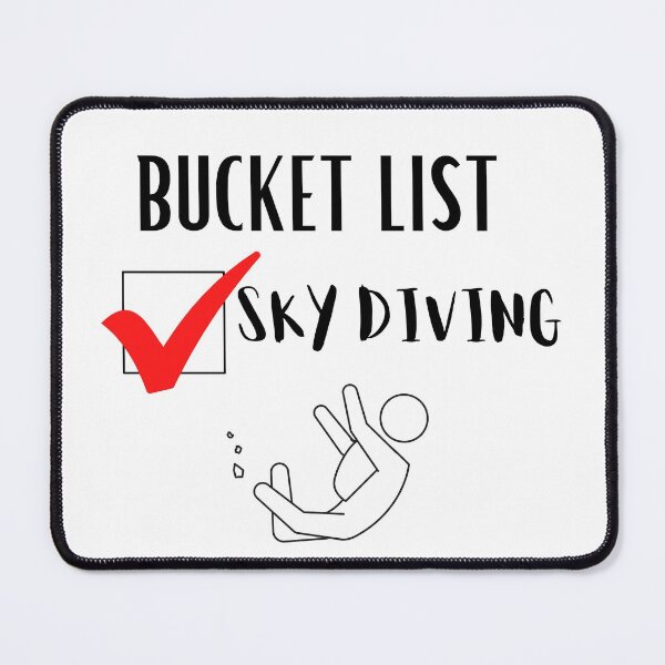 Item preview, SKY DIVING BUCKET LIST CHECK  designed and sold by billionairebrnd.