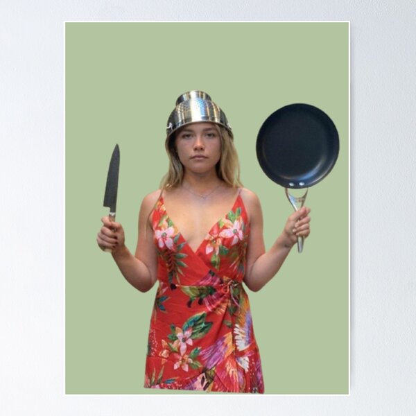 Item preview, florence pugh cooking with flo designed and sold by rubyslittleshop.