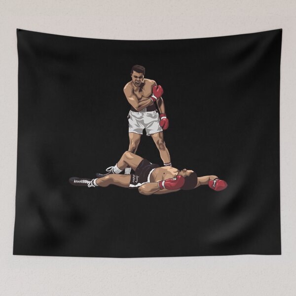 Item preview, Funny Gifts Boy Girl Muhammad Ali V Sonny Liston Retro Vintage designed and sold by HowardAuer.
