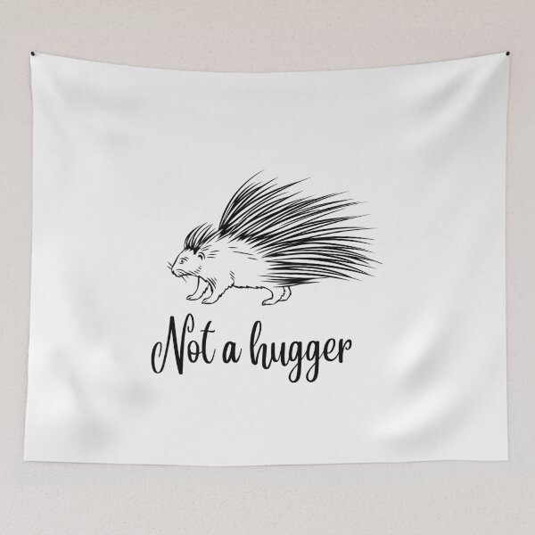 Item preview, Not a hugger porcupine designed and sold by empathylife.