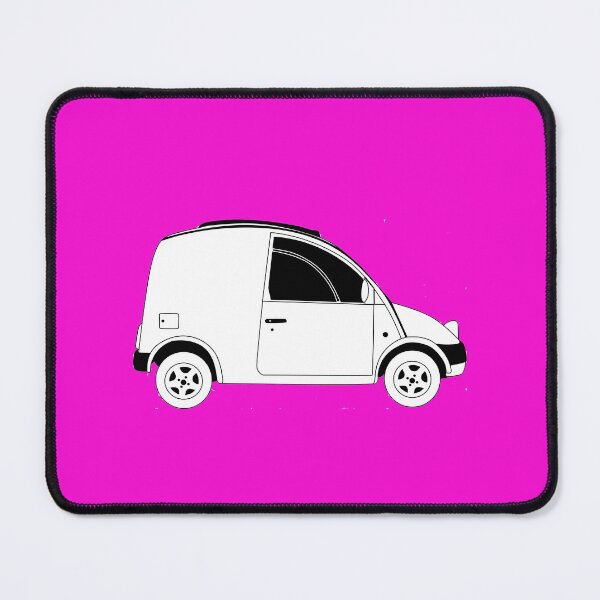 Item preview, Nissan S-Cargo van pink fan art designed and sold by SueHolmArt.