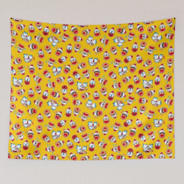 Item preview, Liberate the Apes pattern in Yellow designed and sold by squiderdoodle.