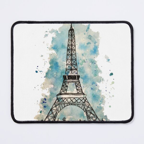 Item preview, Eiffel Tower Watercolour designed and sold by Jenie Yolland.