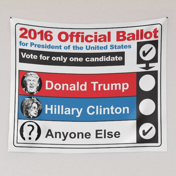 Item preview, 2016 Official Presidential Ballot designed and sold by techDESIGNER.