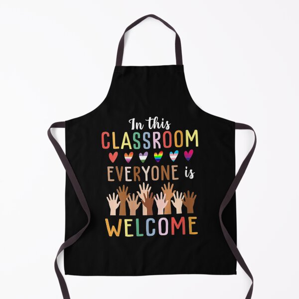 Item preview, Womens In This Classroom Everyone Is Welcome For Teacher V-Neck  designed and sold by EugeneShop.