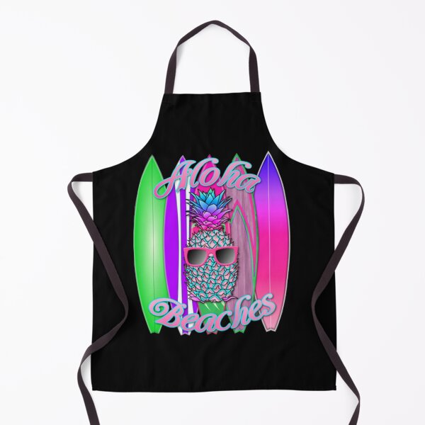 Item preview, Funny Hawaiian Pineapple Aloha Beaches Surfing designed and sold by fasiolopes.