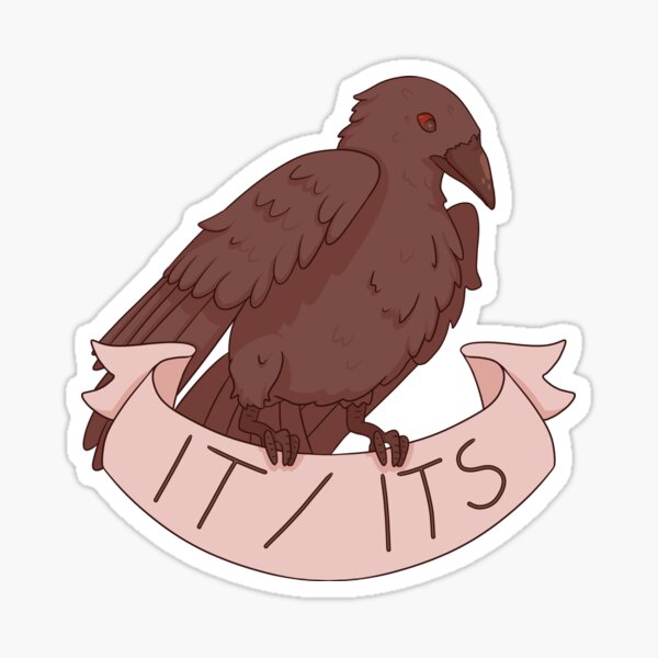 Artikel-Vorschau von Pronomen Korviden - Es / Sein, designt und verkauft von Drawn by Raven.