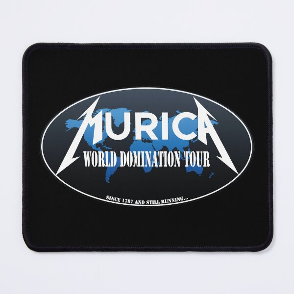 Item preview, Murica World Domination Tour with World Map designed and sold by Exilant.