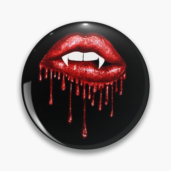 Artikelvorschau, Vampir Glossy Glittery Drippy Red Lips entworfen und verkauft von Ashberry2.