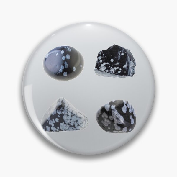 Item preview, Snowflake Obsidian Crystal designed and sold by mooneko.