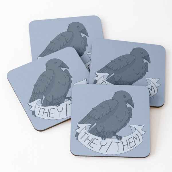 Item preview, Pronoun Corvids - They/Them designed and sold by Drawn by Raven.