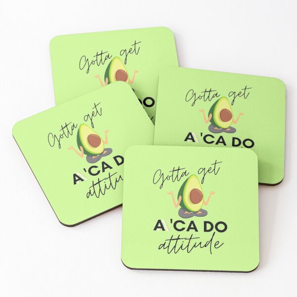Item preview, Pun Positivity Mindset Can Do Attitude Avocado - Green designed and sold by dbyjane.