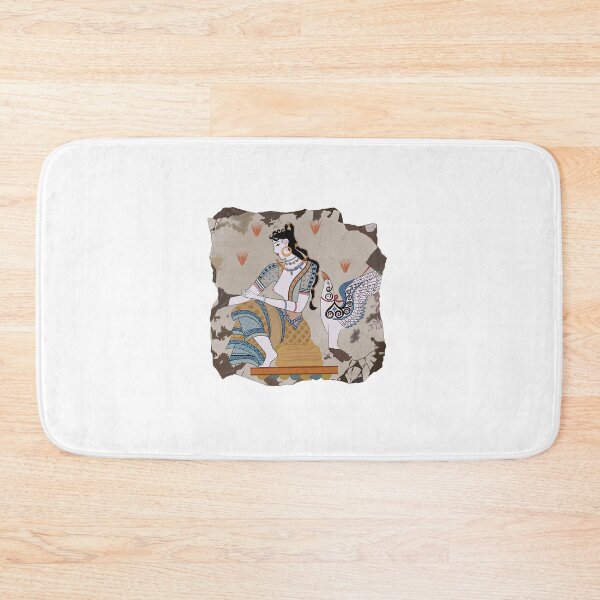Item preview, Akrotiri Fresco - The Saffron Goddess designed and sold by SunnyByTheBay.