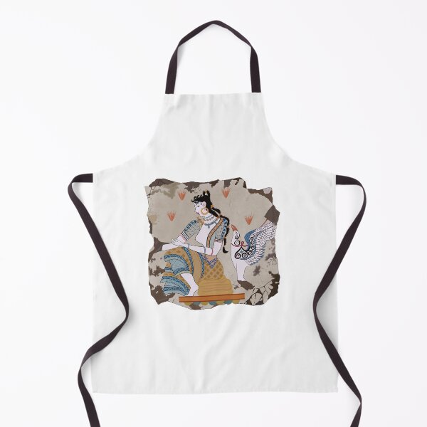 Item preview, Akrotiri Fresco - The Saffron Goddess designed and sold by SunnyByTheBay.