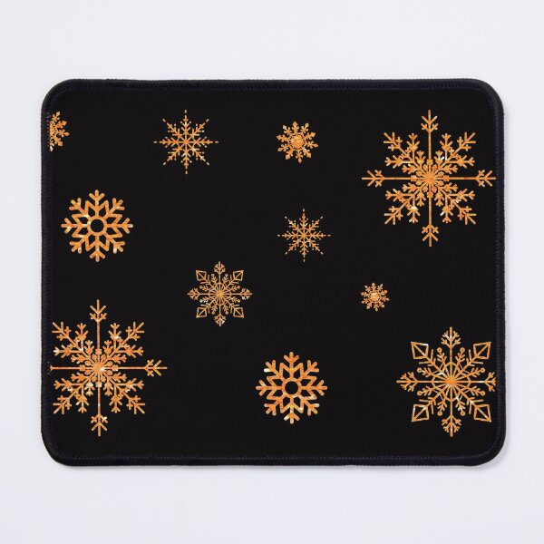 Item preview, Bright Orange Faux Glitter Snowflakes designed and sold by Felicity-K.