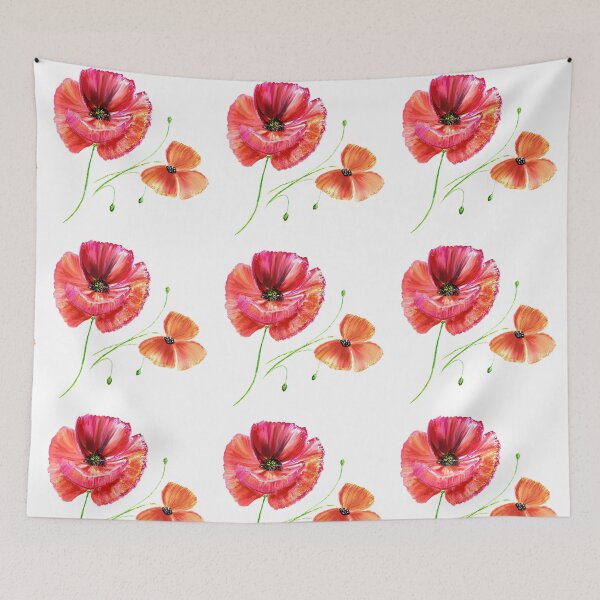 Item preview, Abstract poppy designed and sold by LudaNayvelt.