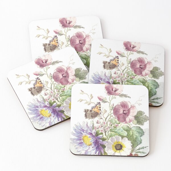 Item preview, Bouquet of Flowers with a Butterfly by William van Leen designed and sold by Whimsical Wenli.