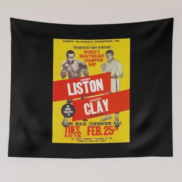 Item preview, Gift Men Cassius Clay  Vs Sonny Liston  February  1964 Awesome For Movie Fan designed and sold by HowardAuer.