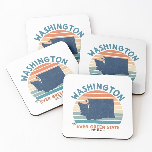 Item preview, The State of Washington/Washington – The Ever Green State designed and sold by Q3Designs.