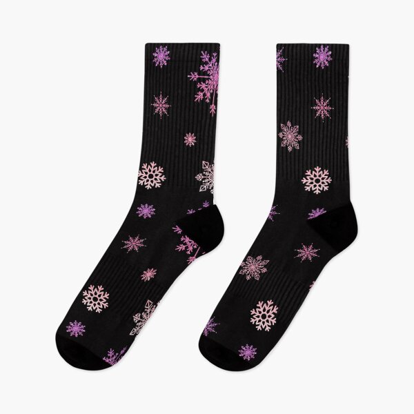 Item preview, Pink Ombre Faux Glitter Snowflakes designed and sold by Felicity-K.