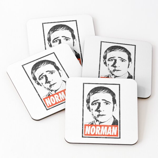 Item preview, Norman Gunston - White Distressed Look designed and sold by risible.