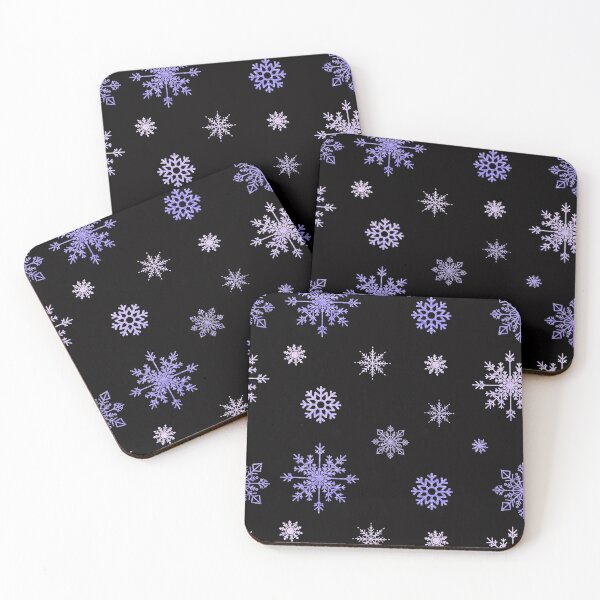 Item preview, Purple Ombre Faux Glitter Snowflakes designed and sold by Felicity-K.