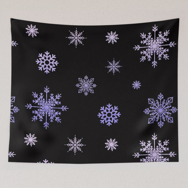 Item preview, Purple Ombre Faux Glitter Snowflakes designed and sold by Felicity-K.