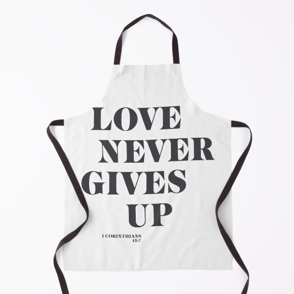 Item preview, Bible Phrase Love Never Gives Up 1 Corinthians 13 7 designed and sold by MaiiShop.