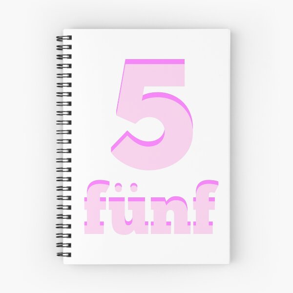 Item preview, baby learns German - number five pink designed and sold by jshek8188.