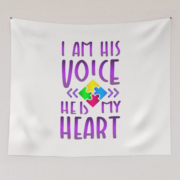 Item preview, I am His Voice He is My Heart designed and sold by Hanna Kovalchuk.