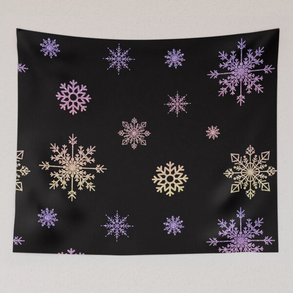 Item preview, Pastel Ombre Faux Glitter Snowflakes designed and sold by Felicity-K.