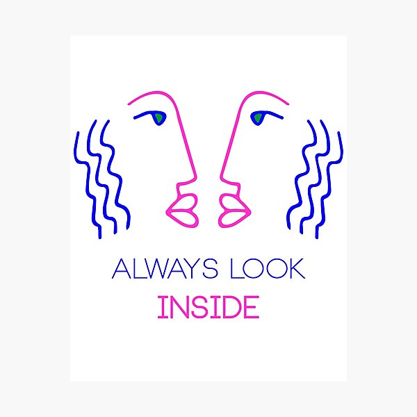 Item preview, Always Look Inside designed and sold by NoDoll.