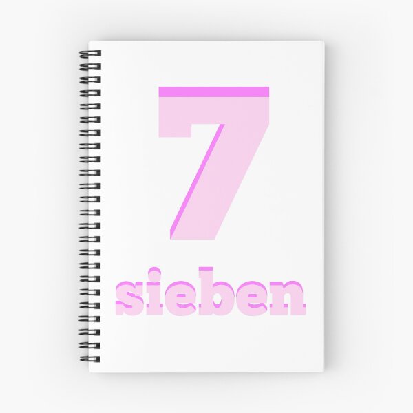 Item preview, baby learns German - number seven pink designed and sold by jshek8188.