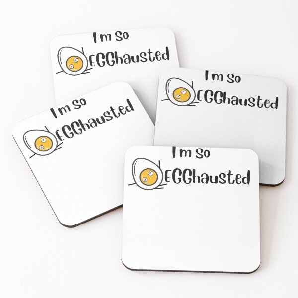 Item preview, I'm so EGGhausted designed and sold by PuTaTeeShop.