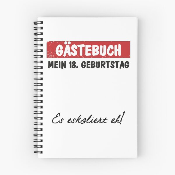 Item preview, 18th birthday party guest book funny gift designed and sold by Alia König.