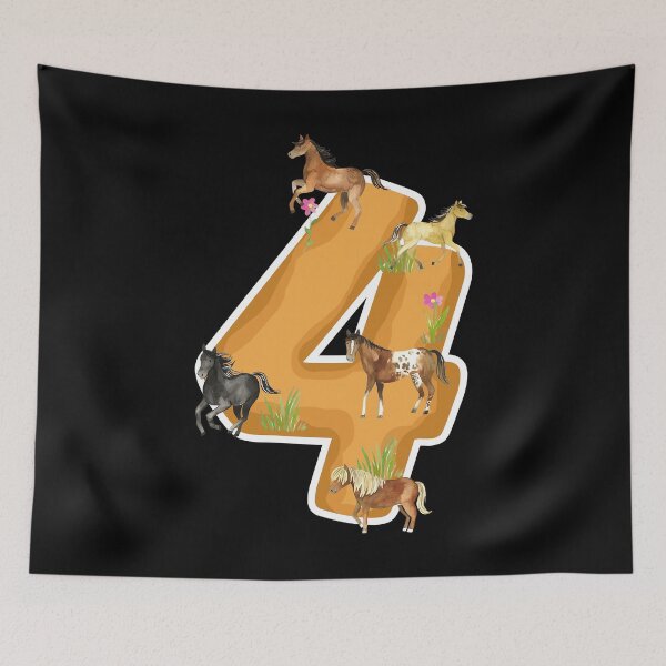 Item preview, 4rd Birthday Party 4 Year Old Horse Birthday Boy Love Horse designed and sold by RebecccaSeidl8.