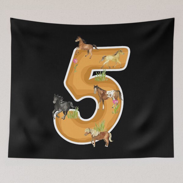 Item preview, 5rd Birthday Party 5 Year Old Horse Birthday Boy Love Horse designed and sold by RebecccaSeidl8.