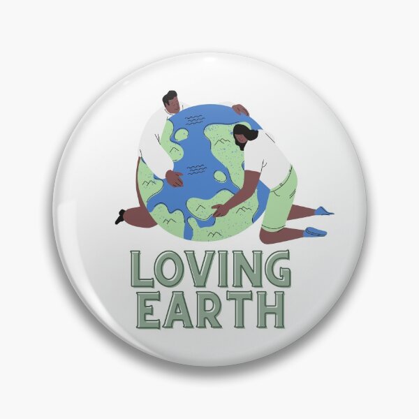Item preview, Loving Earth and Hugging the Earth designed and sold by veganafricafund.