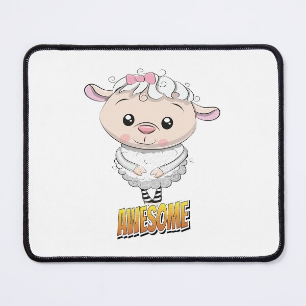 Item preview, Sheep Awesome Cute Kawaii Cartoon designed and sold by FiveNiches.