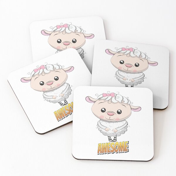 Item preview, Sheep Awesome Cute Kawaii Cartoon designed and sold by FiveNiches.