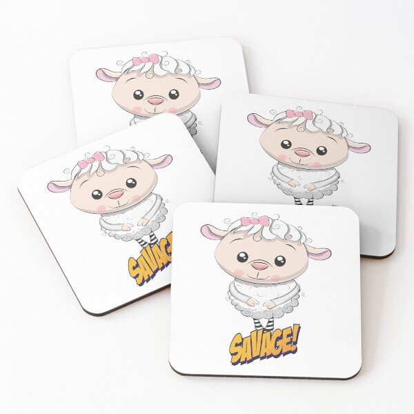 Item preview, Sheep Awesome Cute Kawaii Cartoon designed and sold by FiveNiches.
