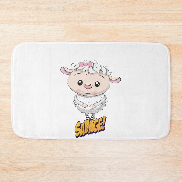 Item preview, Sheep Awesome Cute Kawaii Cartoon designed and sold by FiveNiches.